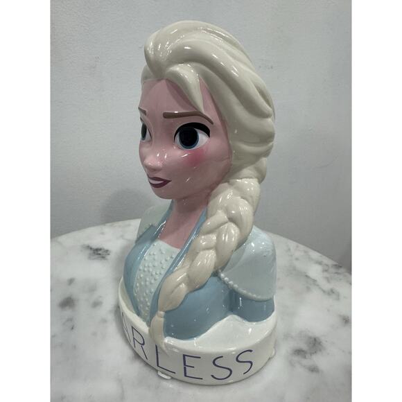 Disney Frozen Princess Elsa Ceramic Coin Bank Piggy Bank - Picture 4 of 5